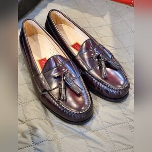 Cole Haan Burgundy Tassel Loafers